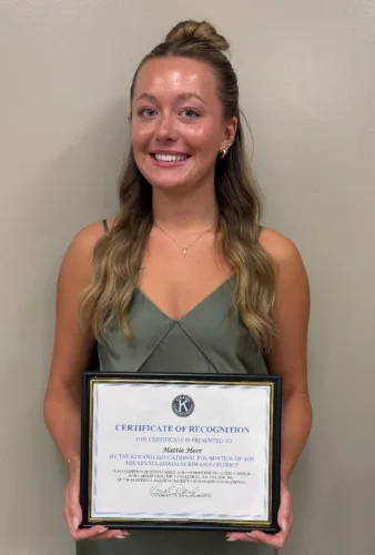 Kiwanis foundation awards scholarship